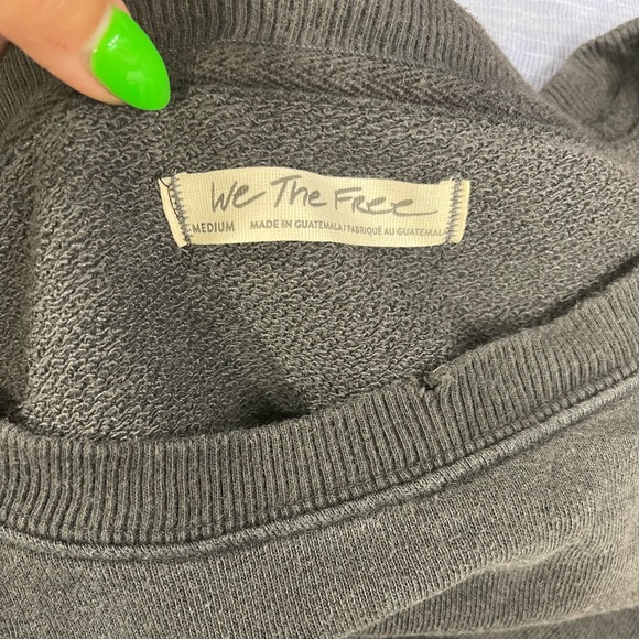 NWOT Free People Camden Sweatshirt - Picture 6 of 6